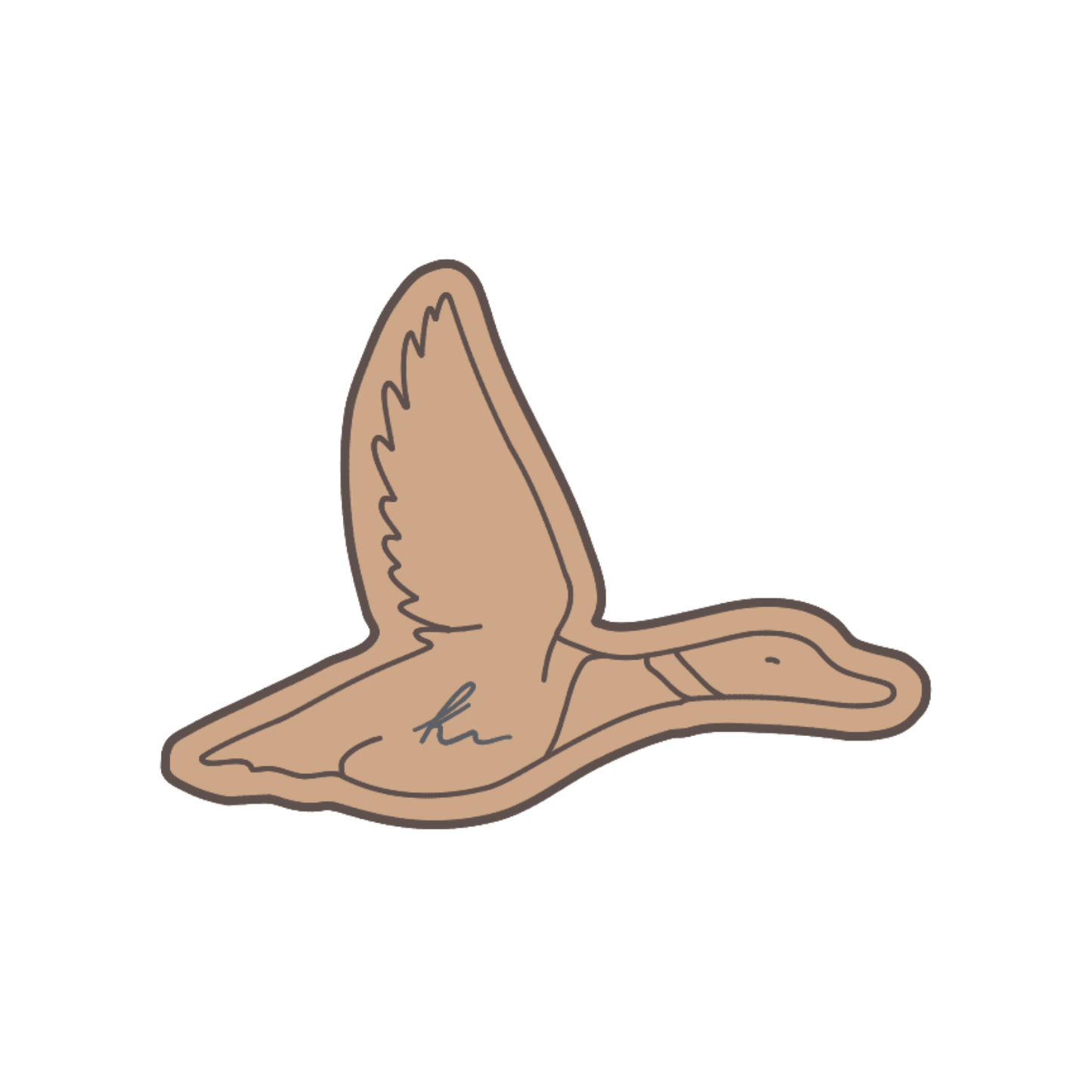 PEEL-N-STICK Flying Duck
