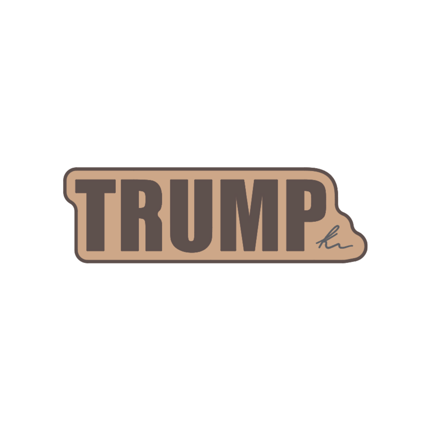 PEEL-N-STICK "TRUMP"