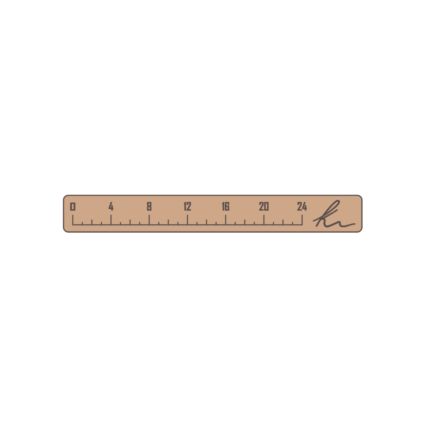 PEEL-N-STICK 24" Ruler