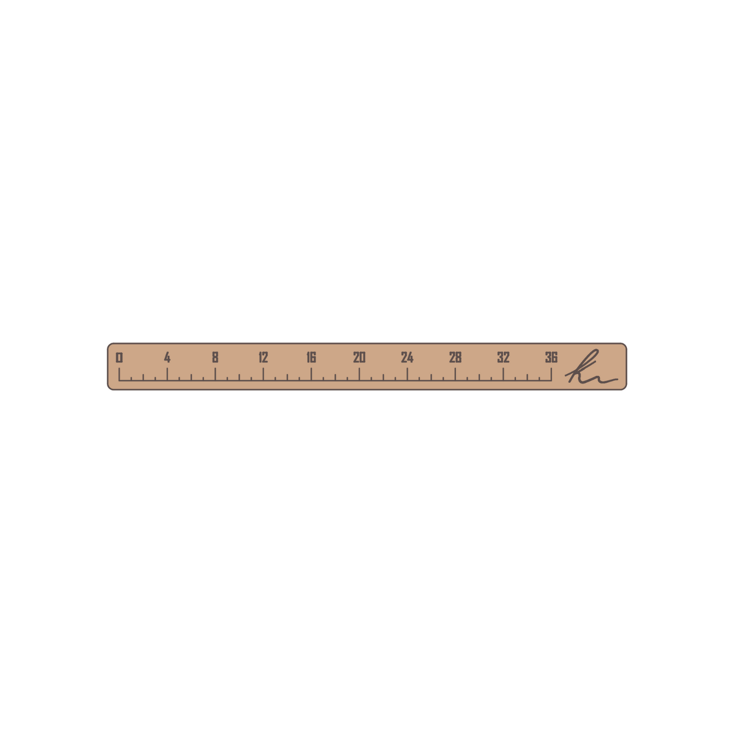 PEEL-N-STICK 36" Ruler