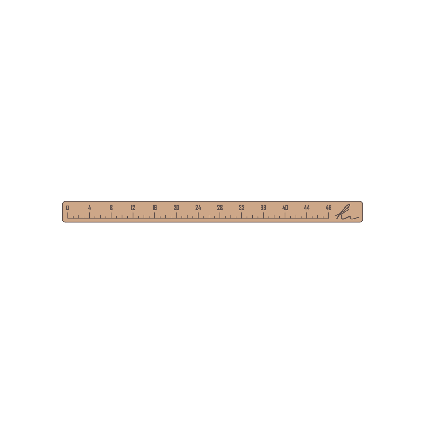 PEEL-N-STICK 48" Ruler