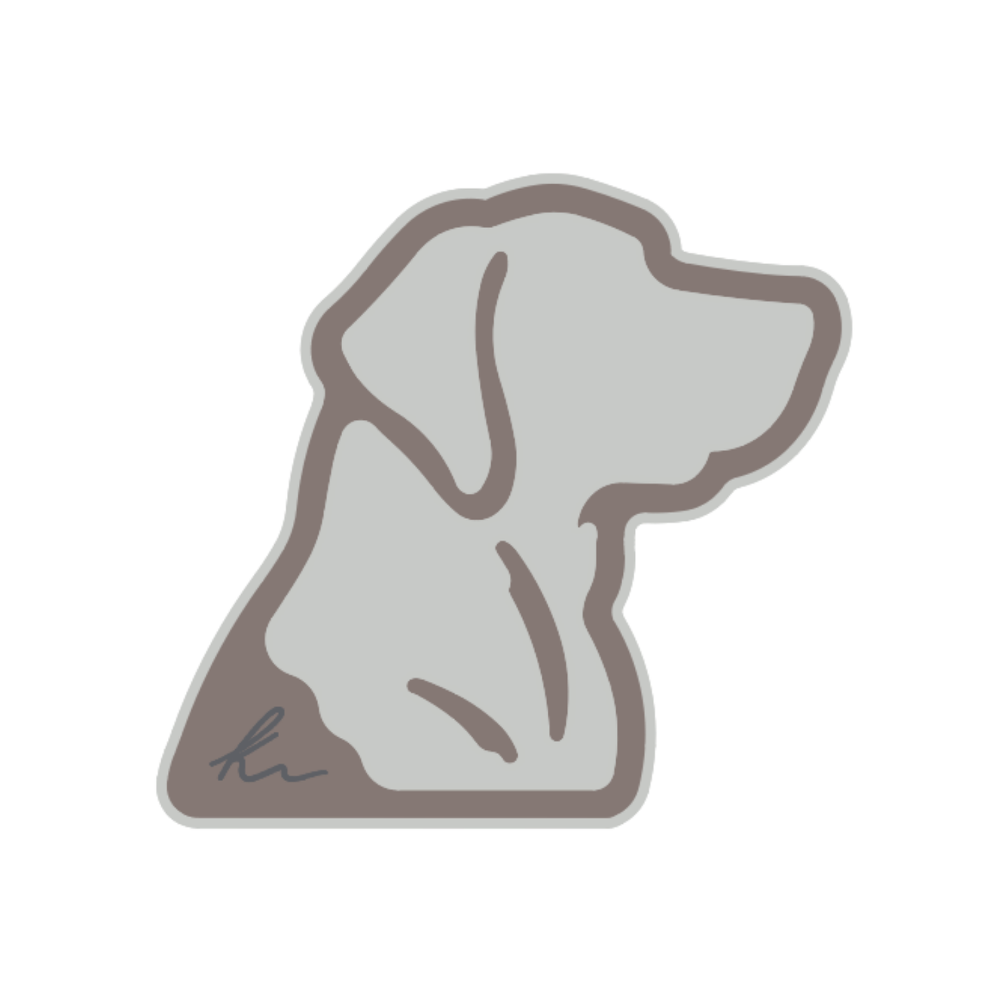 PEEL-N-STICK Lab Retriever