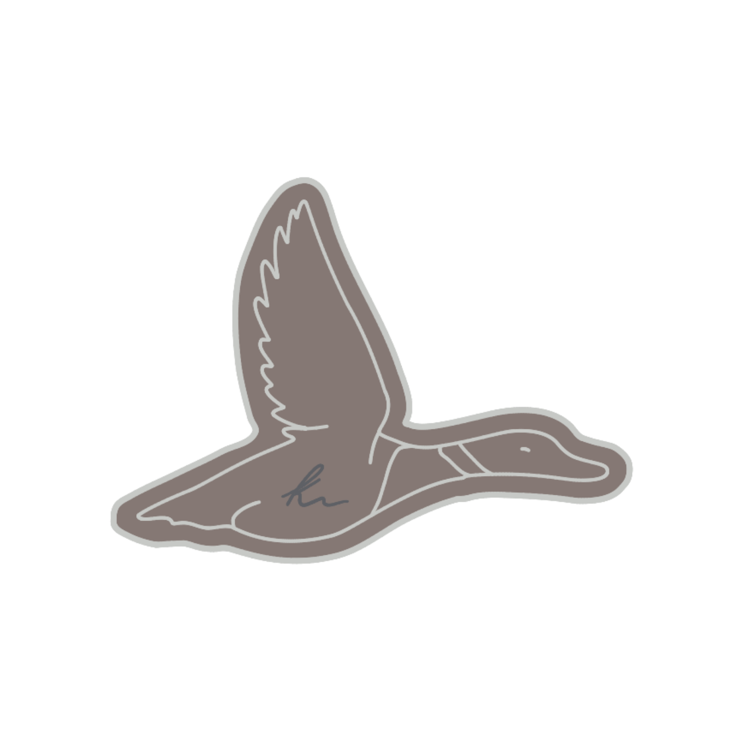 PEEL-N-STICK Flying Duck