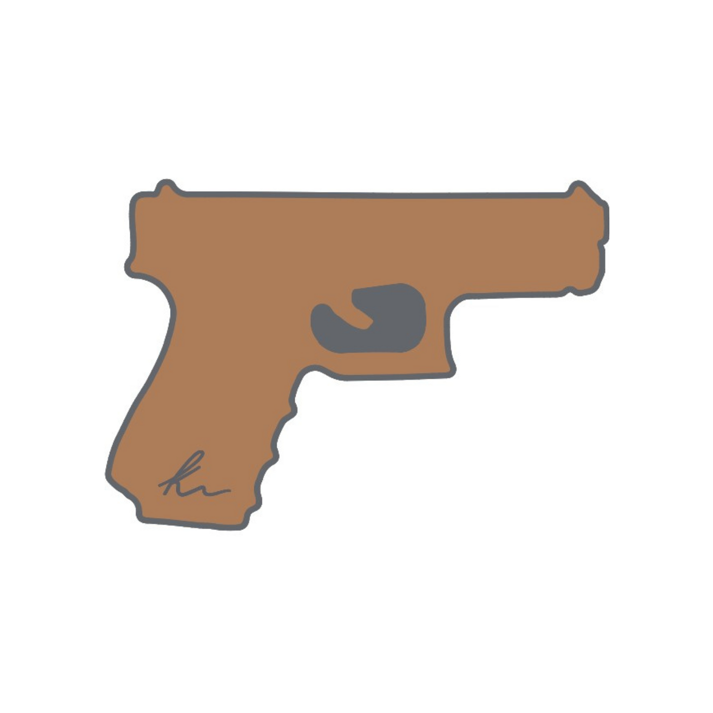 PEEL-N-STICK Pistol