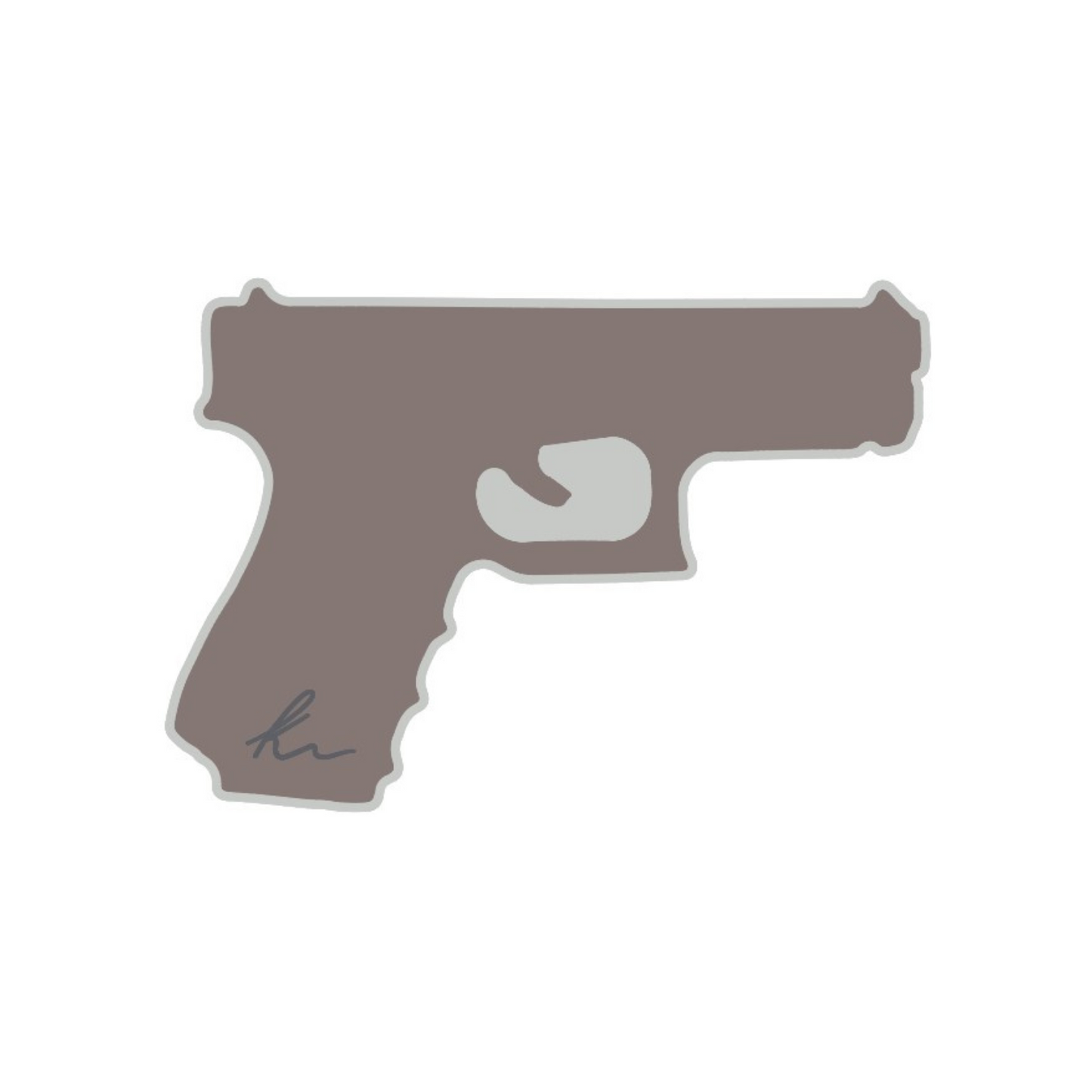 PEEL-N-STICK Pistol