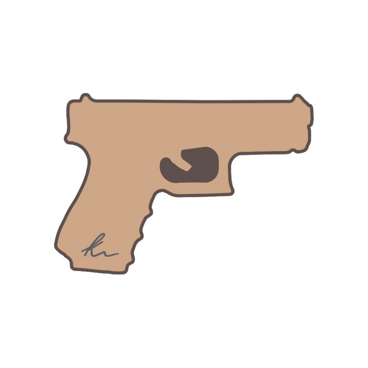 PEEL-N-STICK Pistol