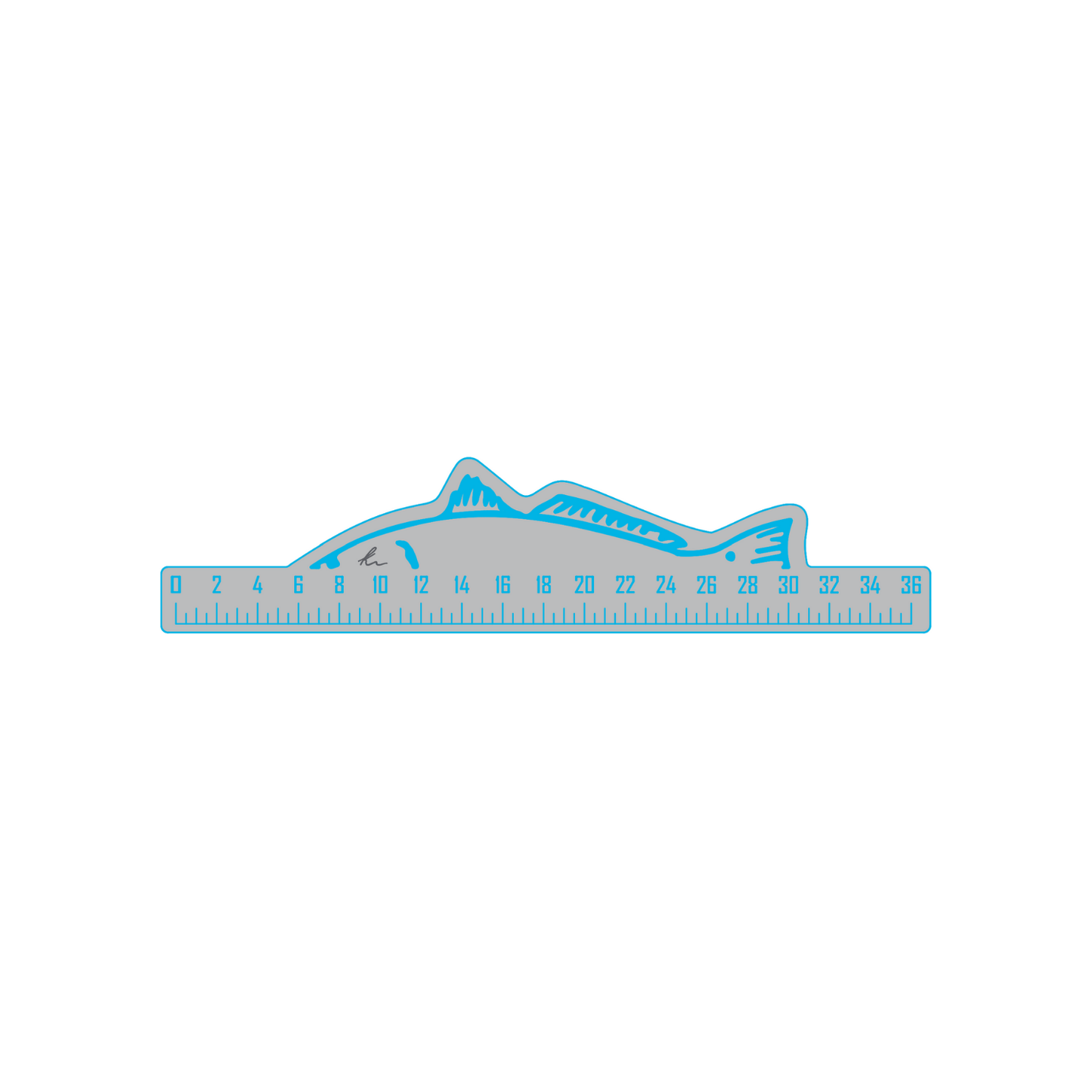 PEEL-N-STICK Redfish 36" Ruler