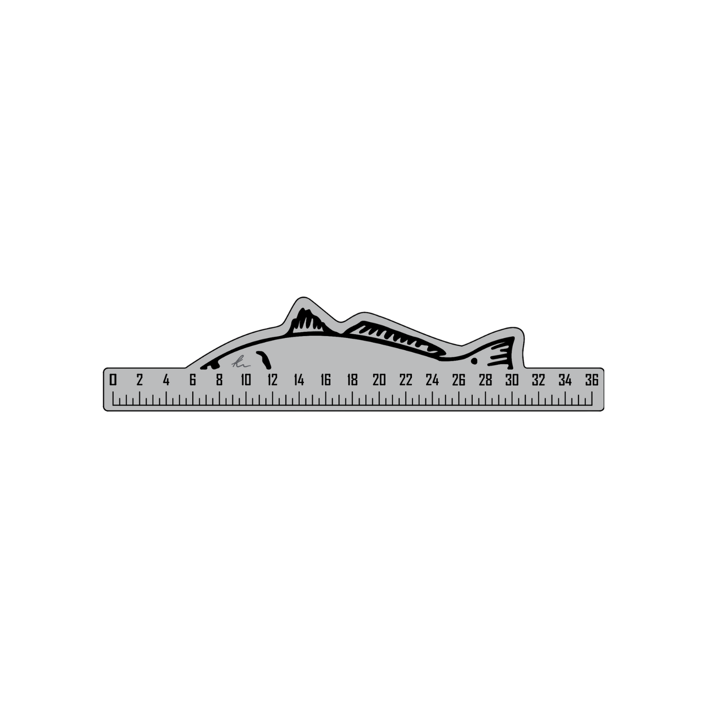 PEEL-N-STICK Redfish 36" Ruler