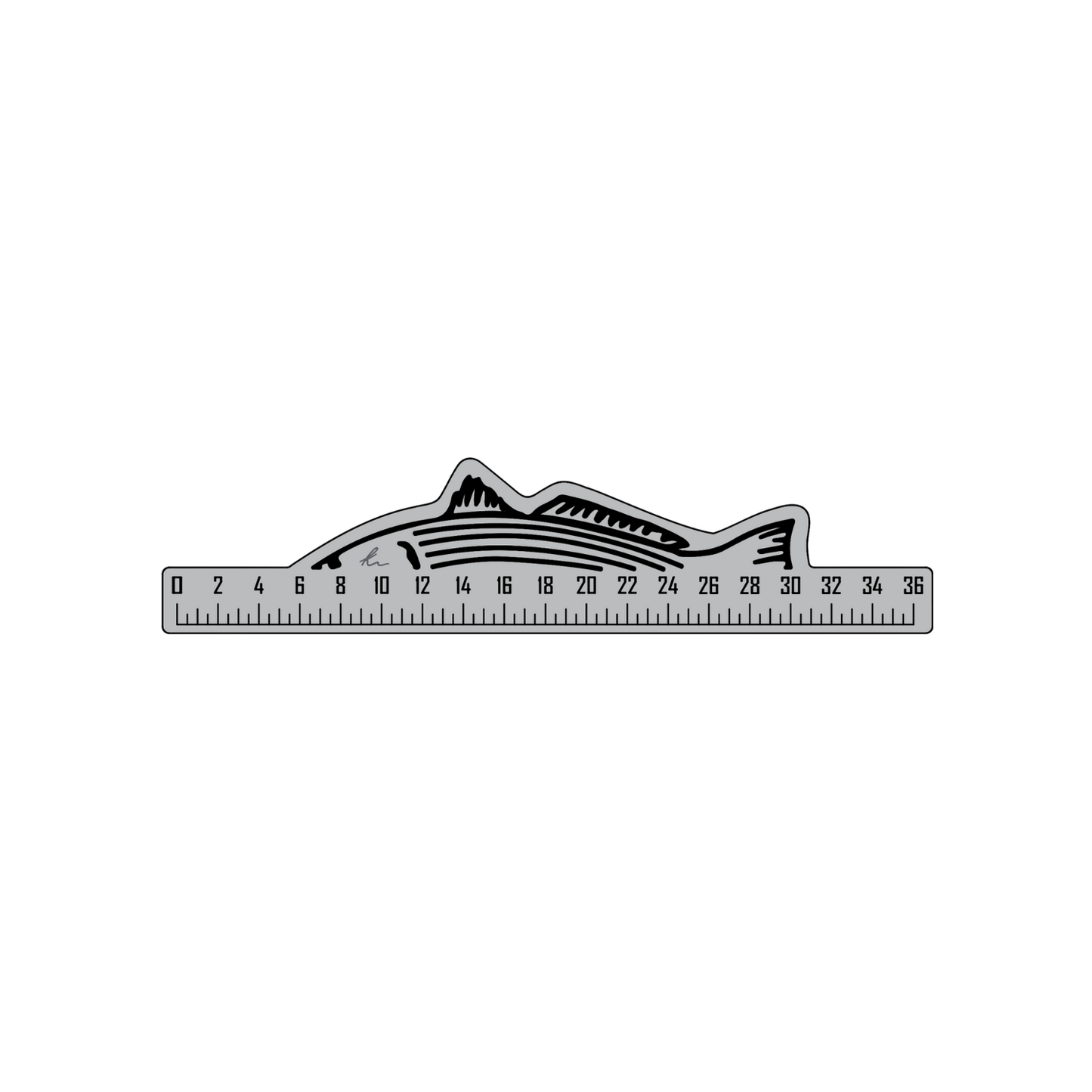 PEEL-N-STICK Striper 36" Ruler