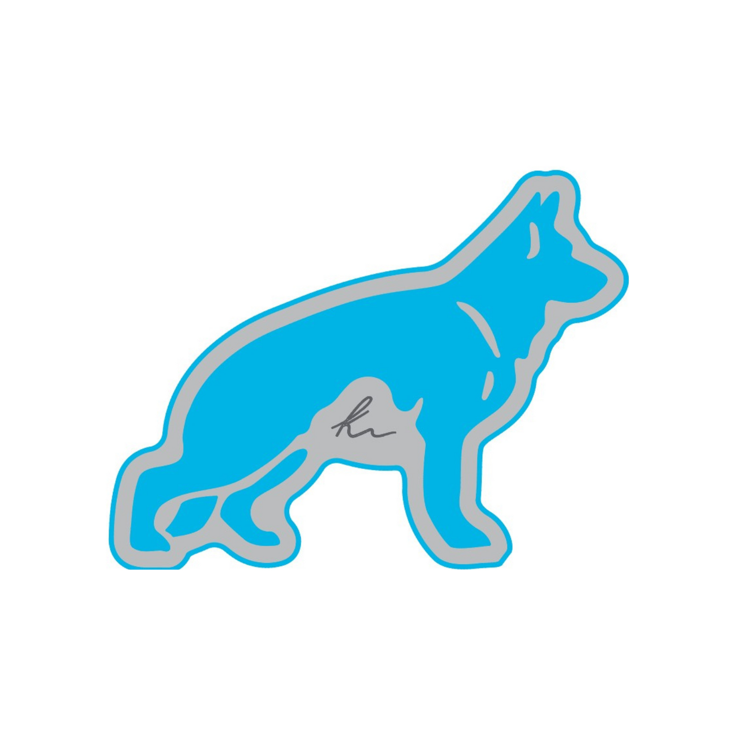 PEEL-N-STICK German Shepherd