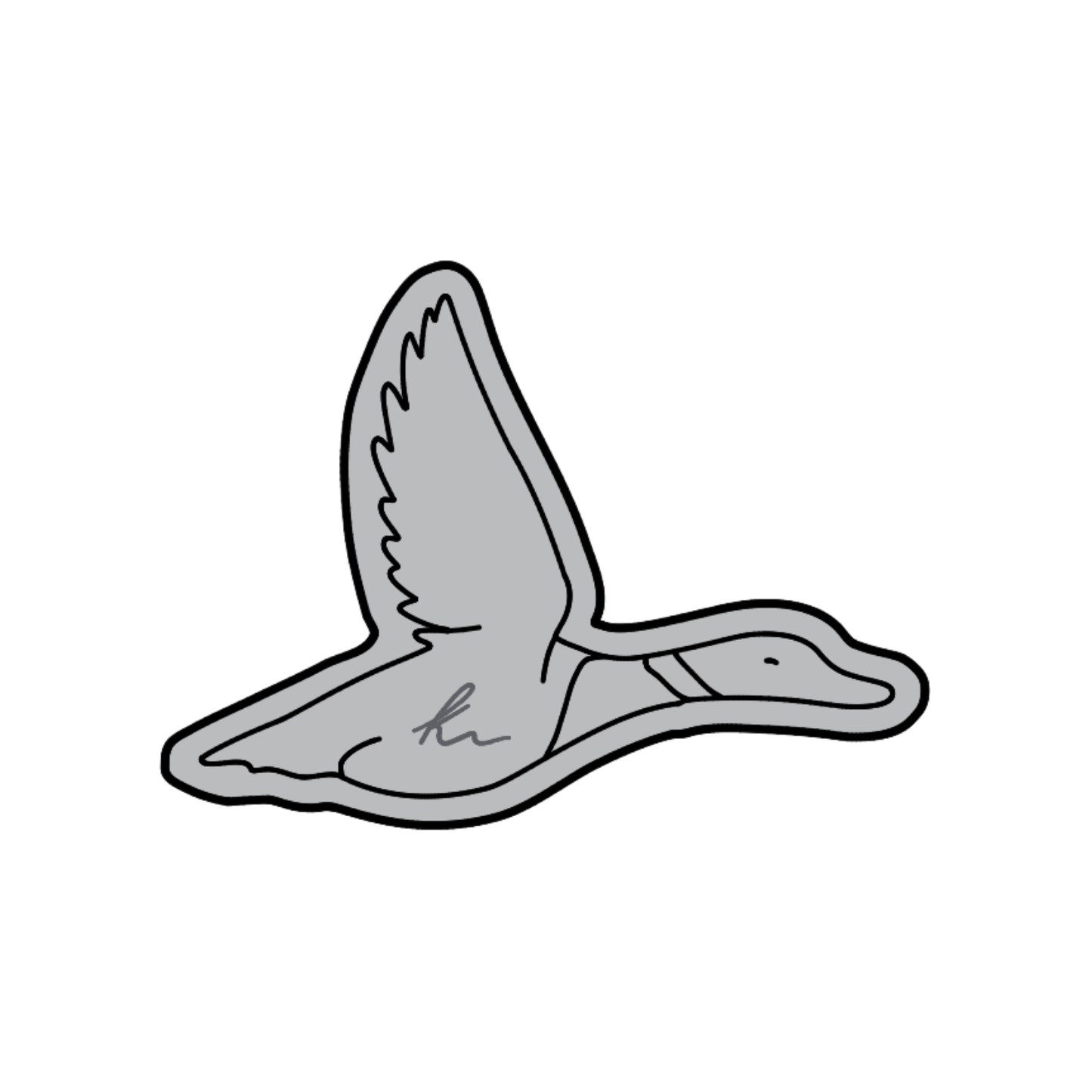 PEEL-N-STICK Flying Duck