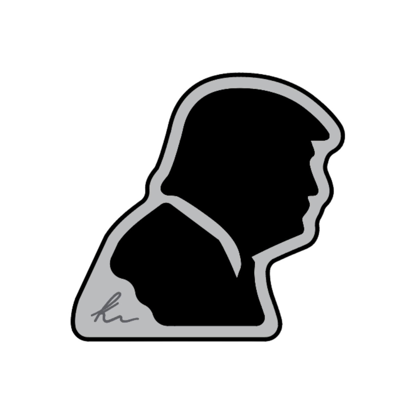 PEEL-N-STICK Trump Head