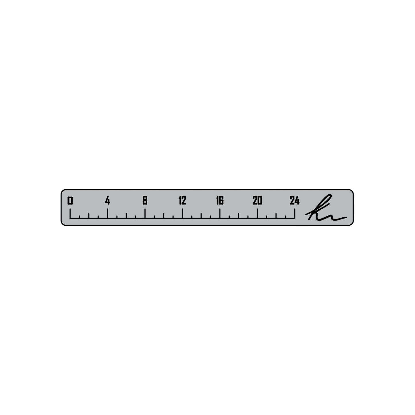 PEEL-N-STICK 24" Ruler