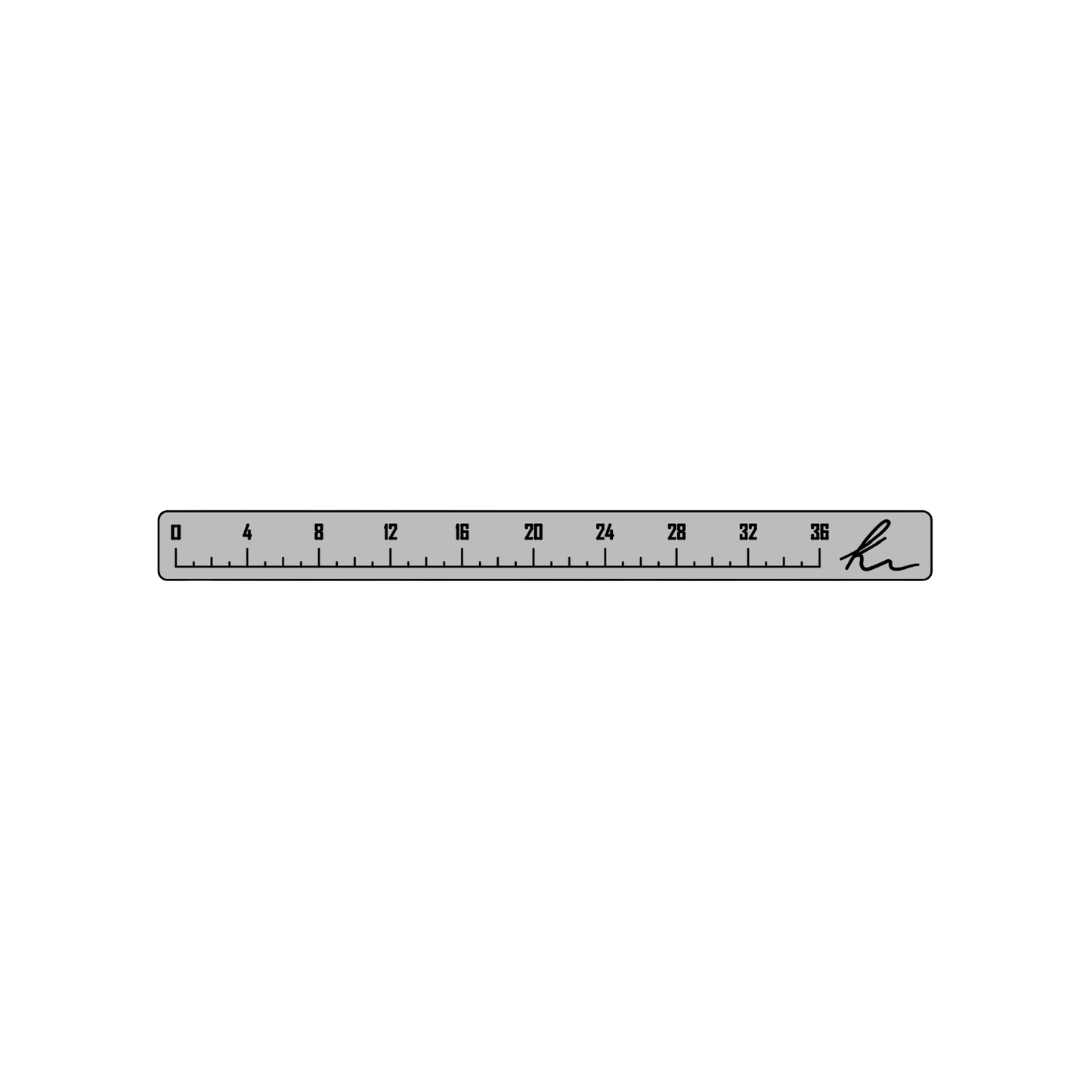 PEEL-N-STICK 36" Ruler
