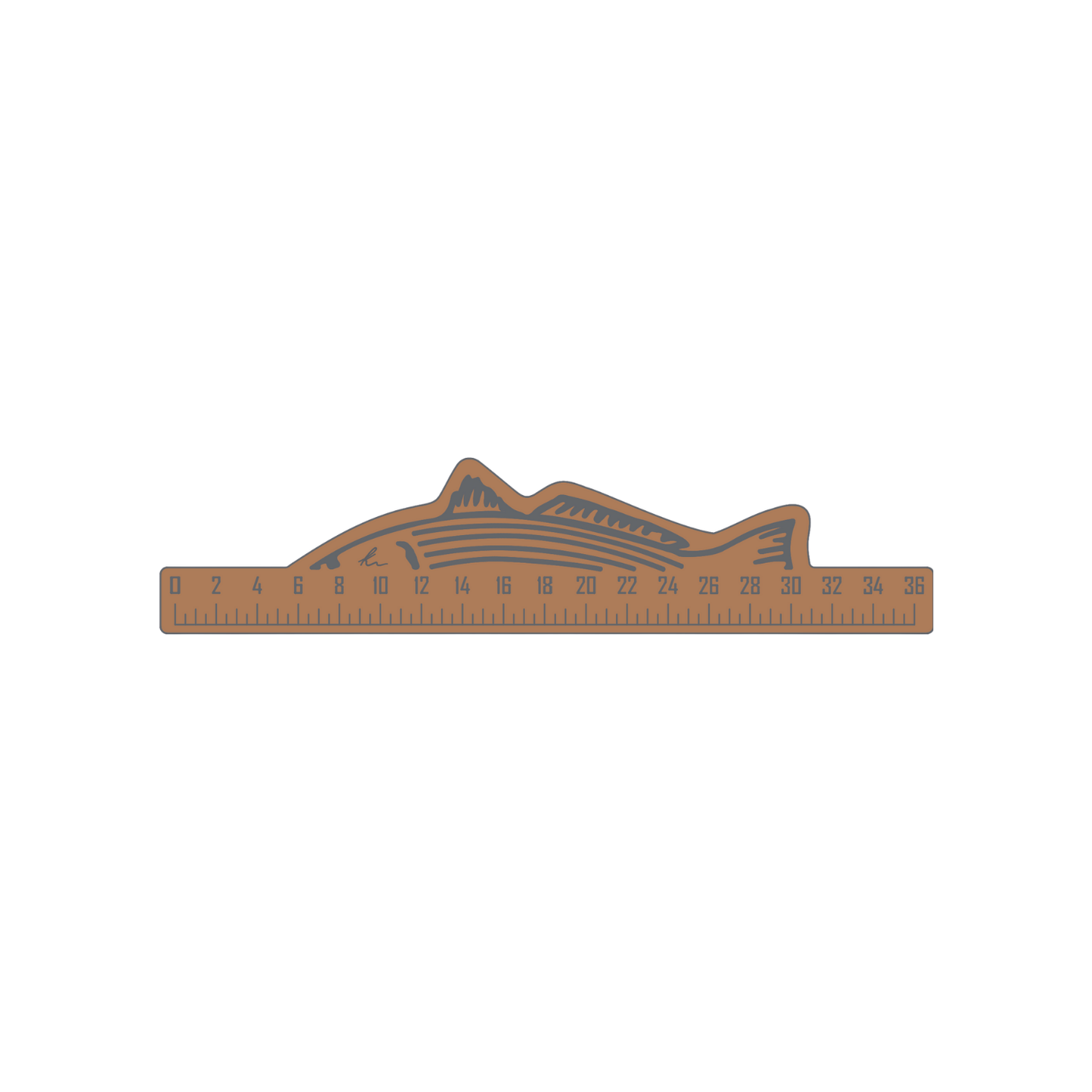 PEEL-N-STICK Striper 36" Ruler