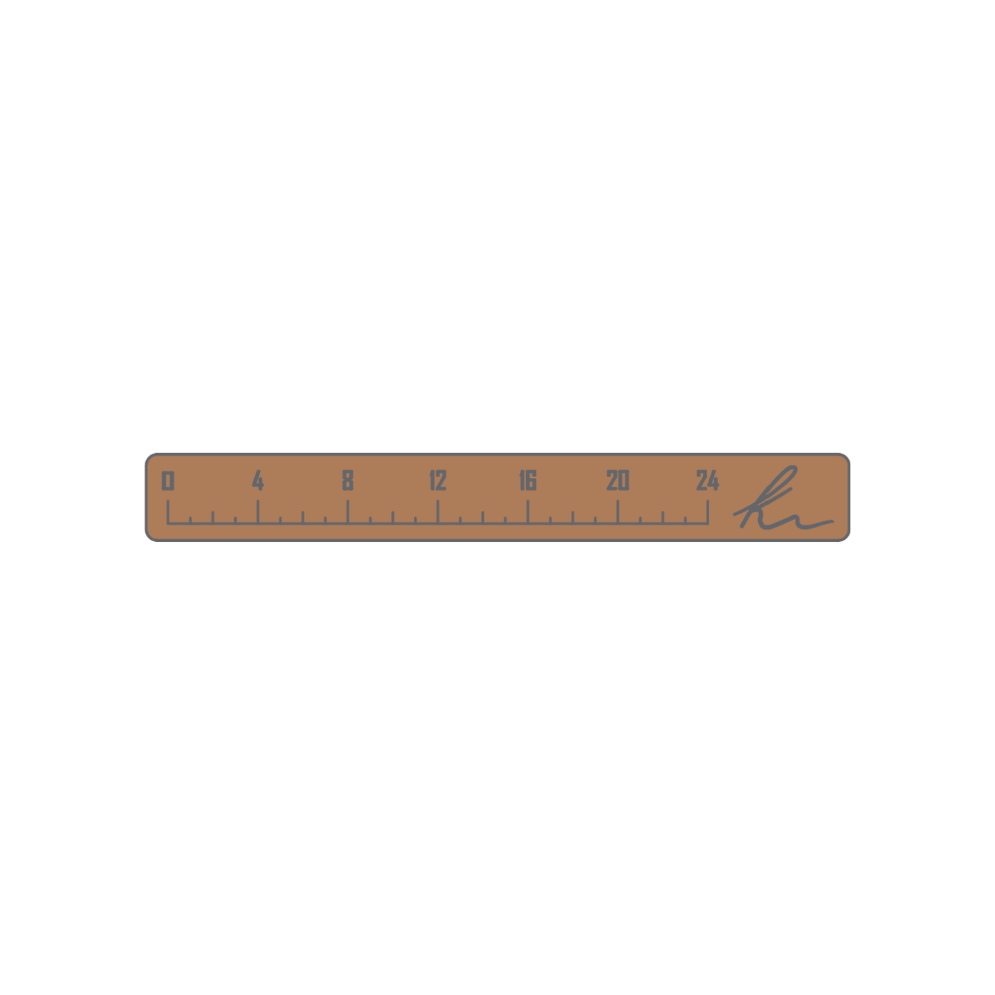 PEEL-N-STICK 24" Ruler