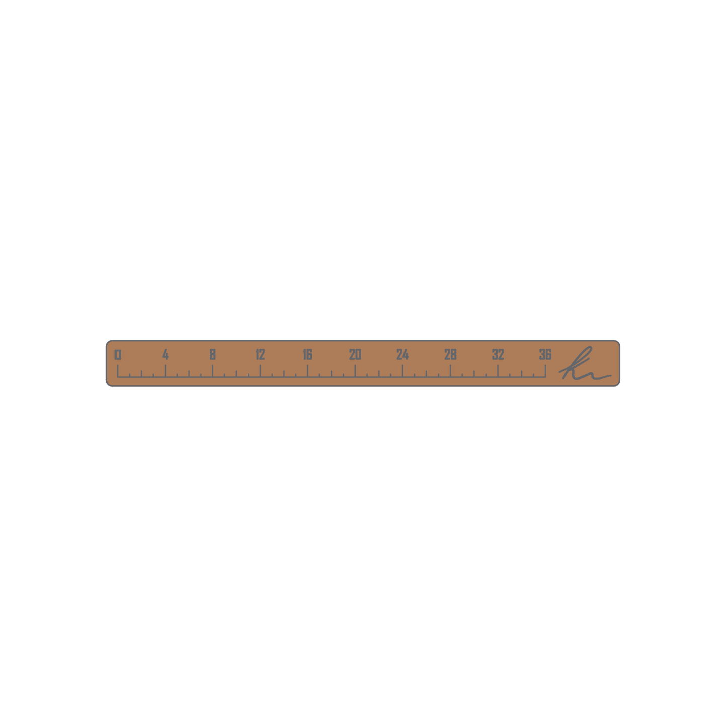 PEEL-N-STICK 36" Ruler