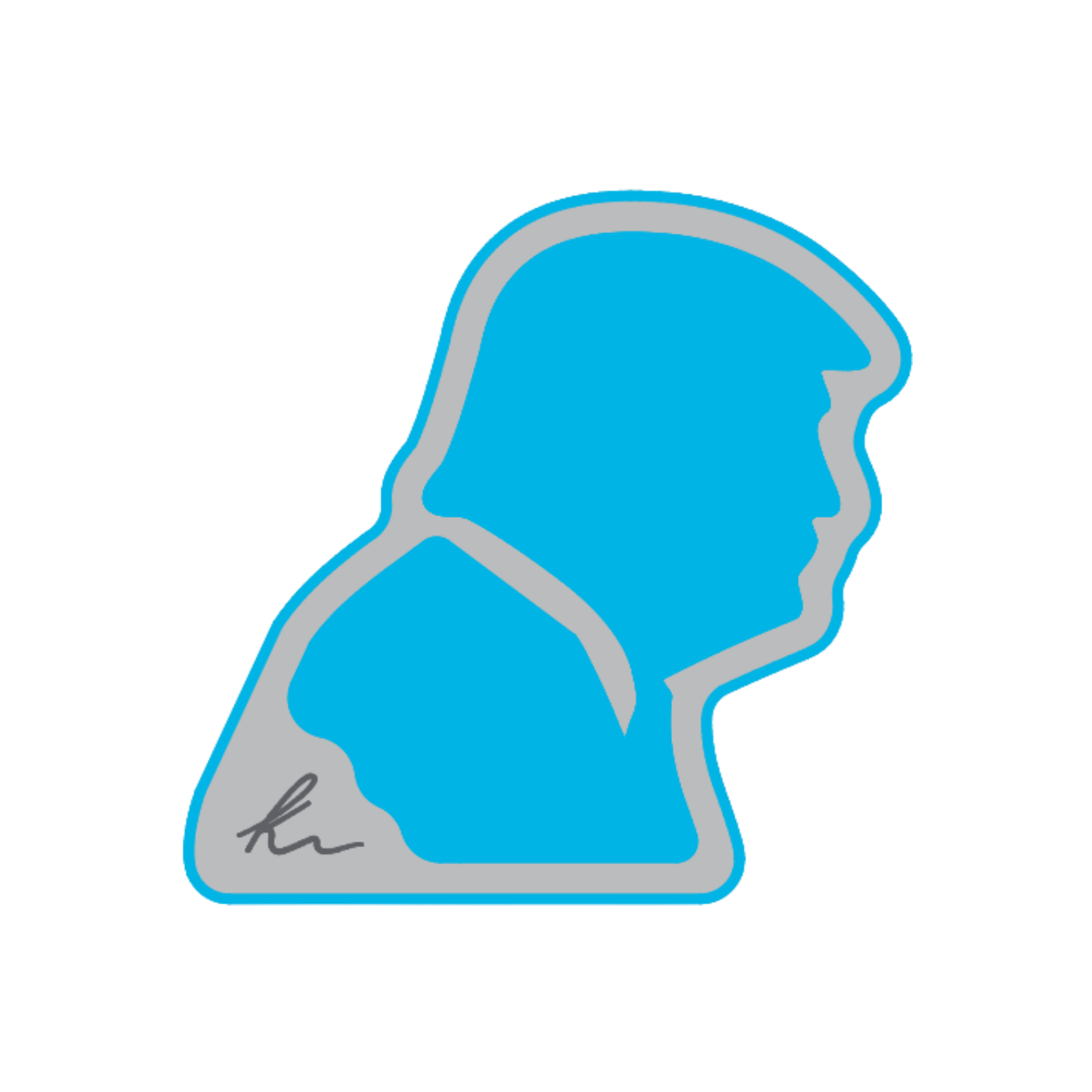 PEEL-N-STICK Trump Head
