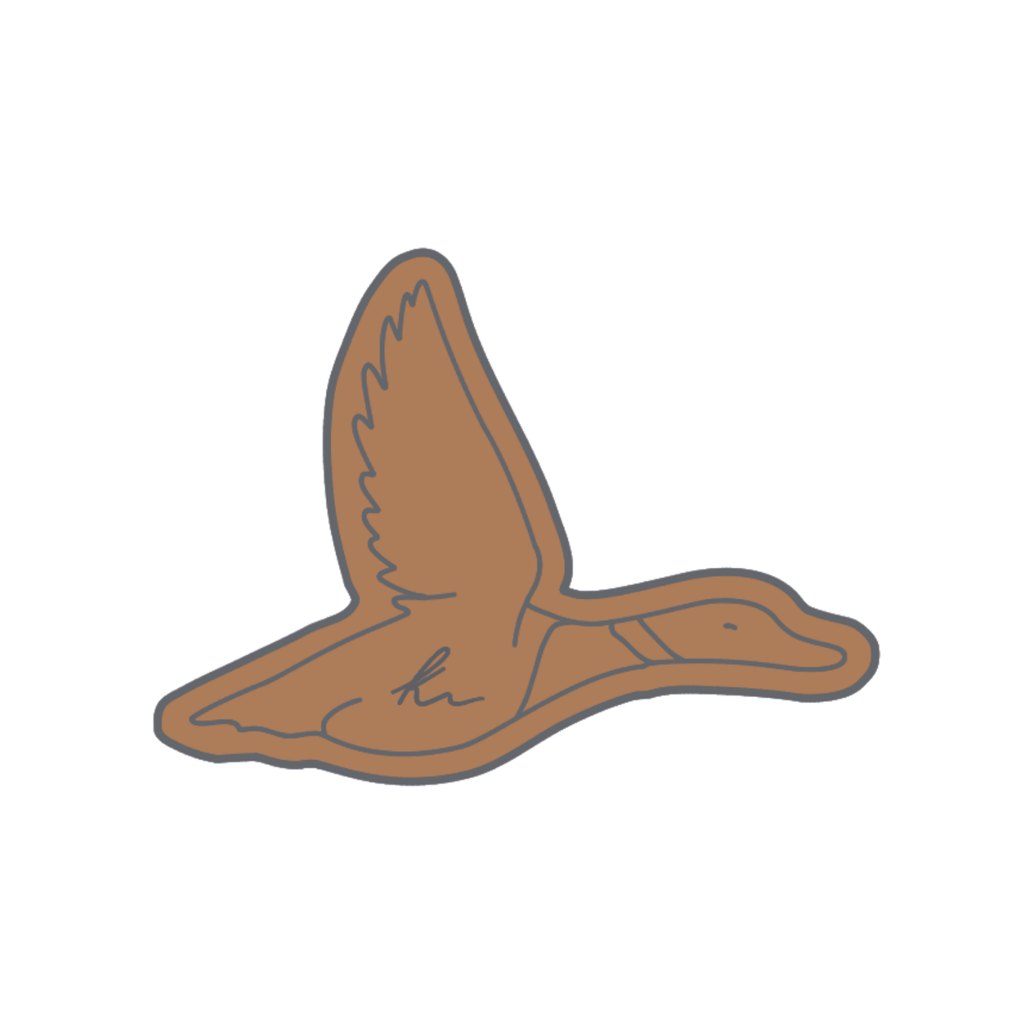PEEL-N-STICK Flying Duck