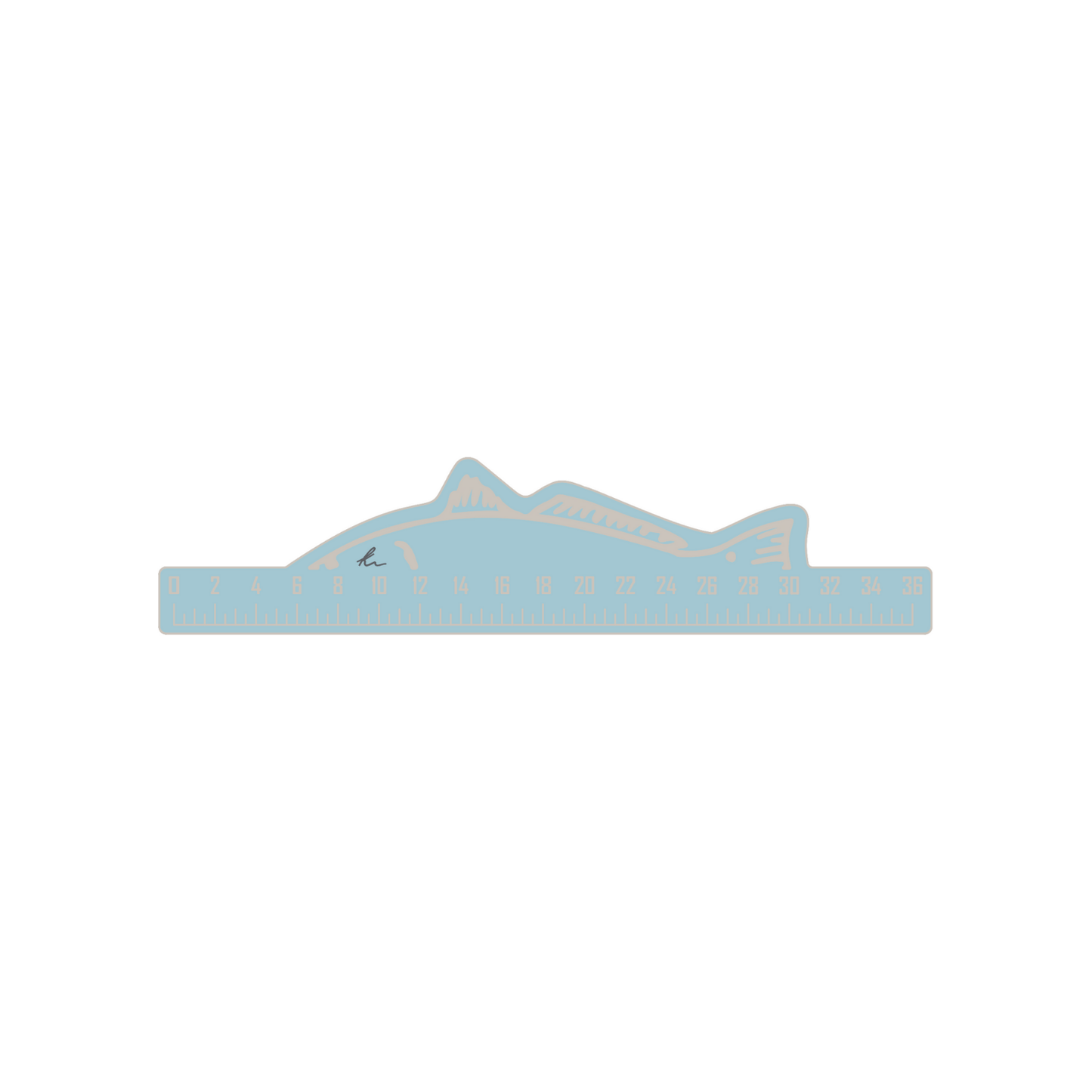 PEEL-N-STICK Redfish 36" Ruler