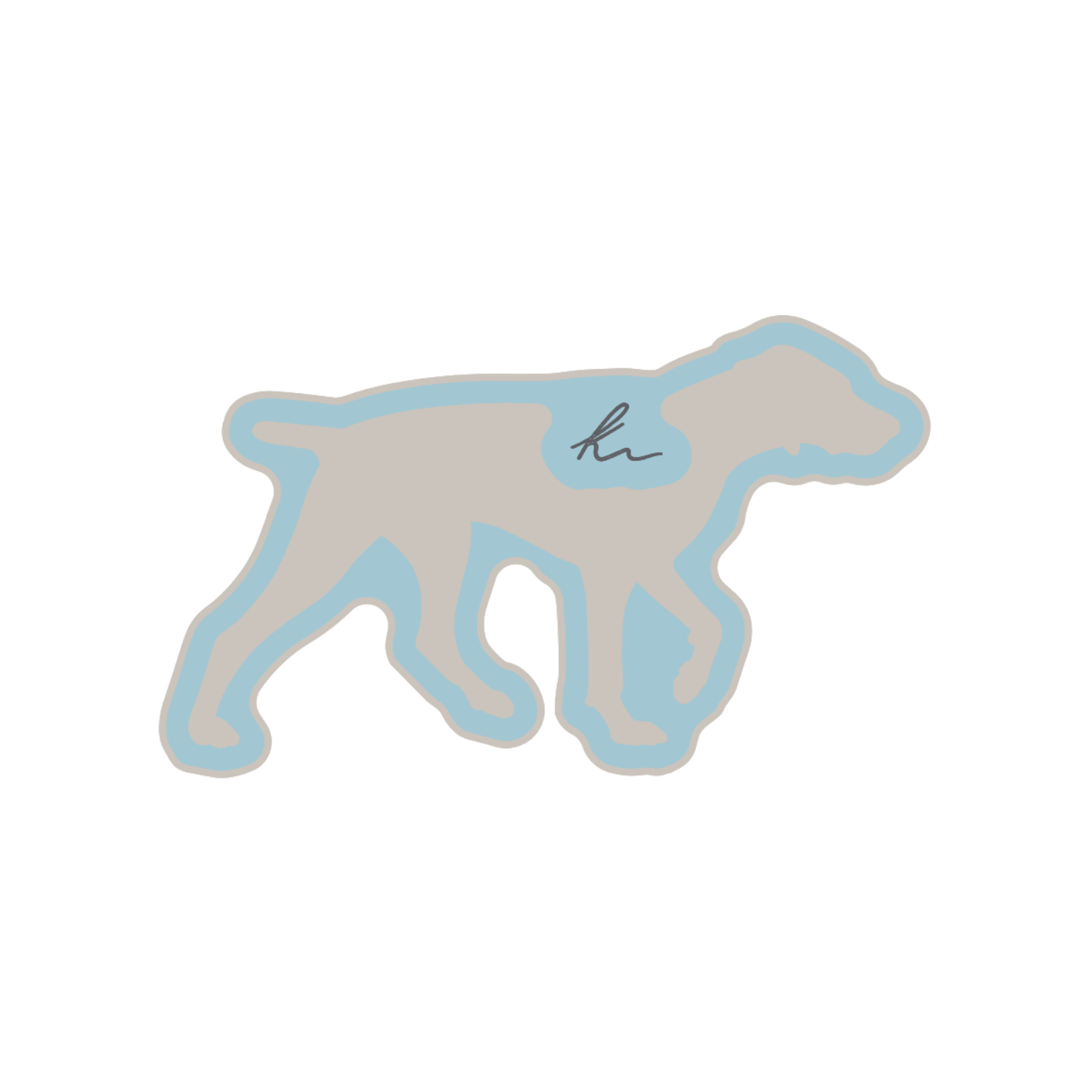 PEEL-N-STICK German Shorthaired Pointer