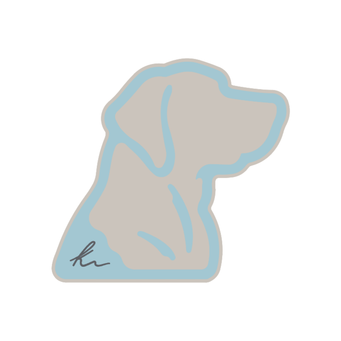 PEEL-N-STICK Lab Retriever