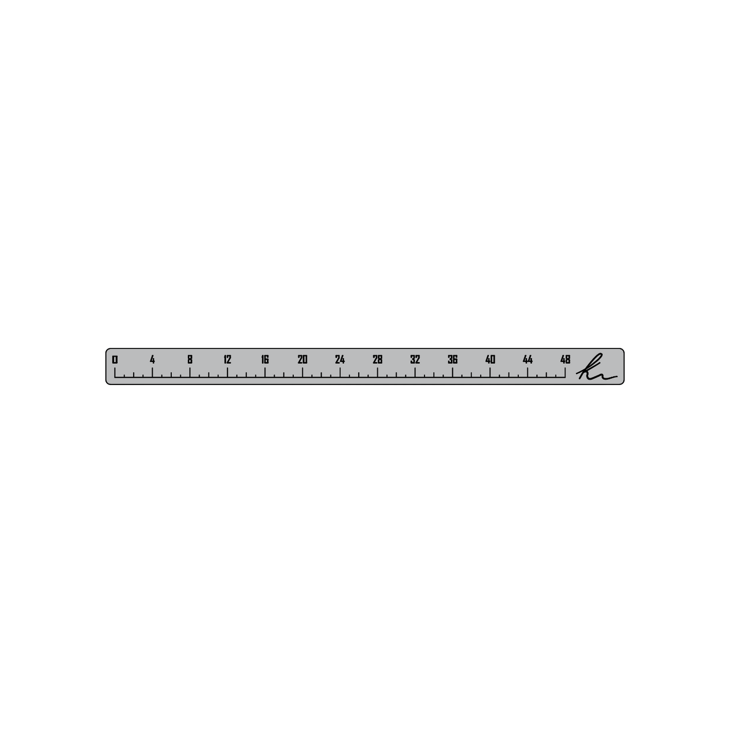 PEEL-N-STICK 48" Ruler