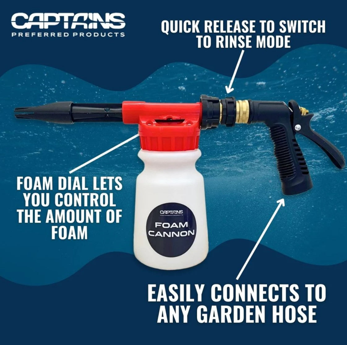 CPP Foam Cannon for Boat, Car Washing & Home Use