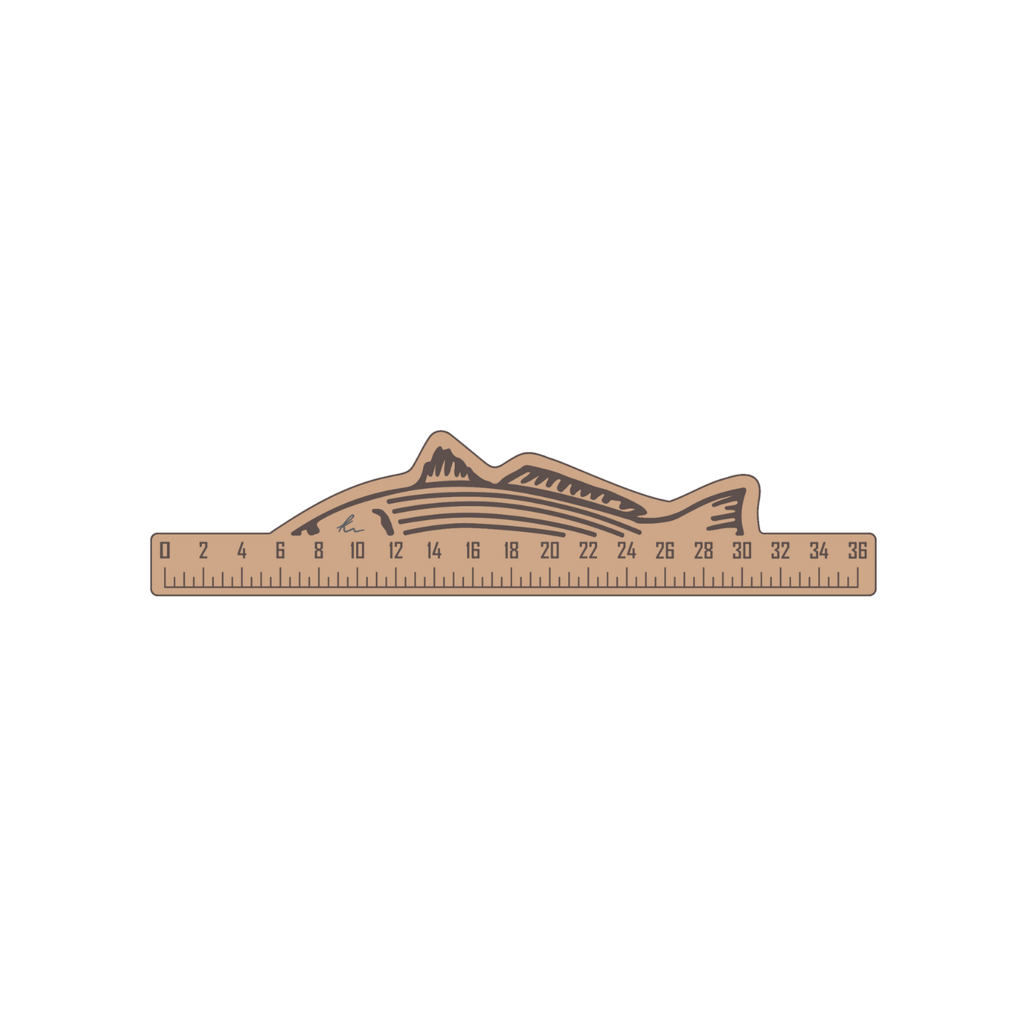 PEEL-N-STICK Striper 36" Ruler