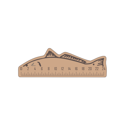 PEEL-N-STICK Redfish 24" Ruler